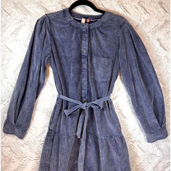 Anthropologie Blue Midi Dress - Picture 4 of 16